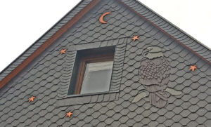 Hauswand Wohnhaus Ufeld Detail